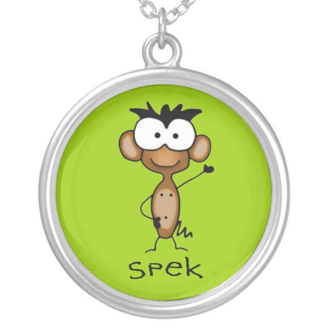 Spek the Monkey Necklace (Front)