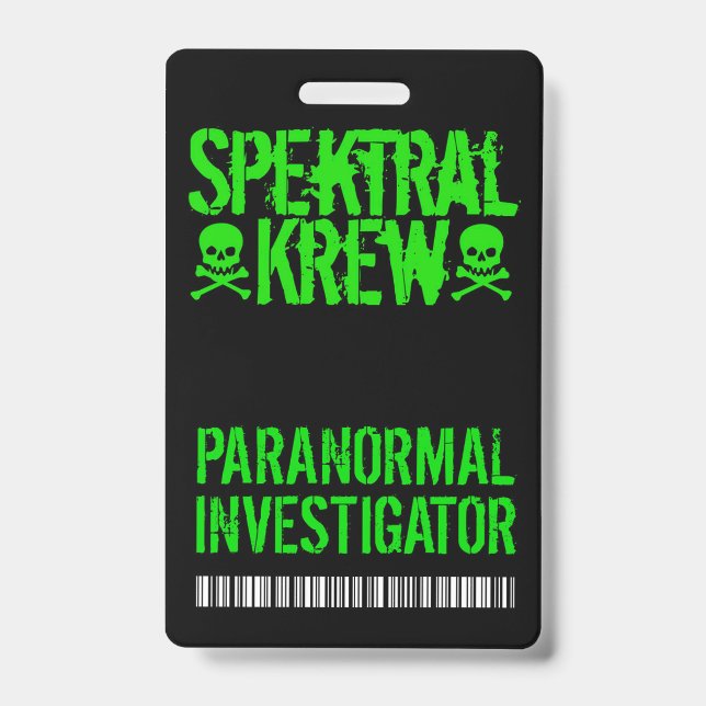 Spektral Krew Lanyard Badge (Front)