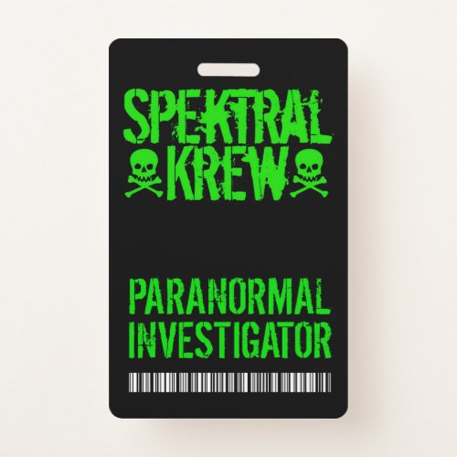 Spektral Krew Lanyard Badge