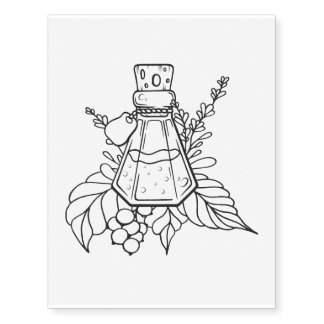 Spell Bottle Tattoo