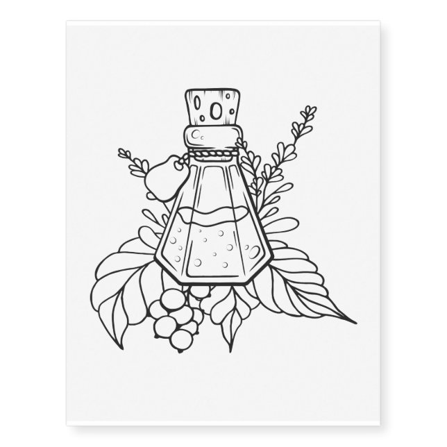 Spell Bottle Tattoo (Front)