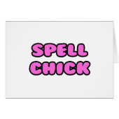 Spell Chick Pink (Front Horizontal)