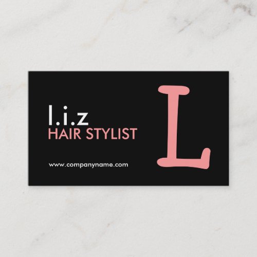 Spell it Out  Monogram Business Cards