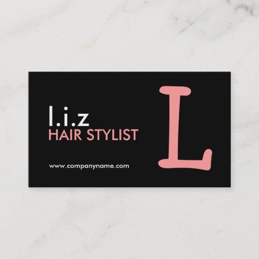 Customizable Spell it Out! ~ Monogram Business Cards