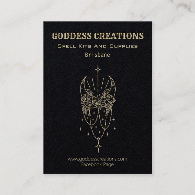 Spell Kits Witch Supplies Business Card (Front)