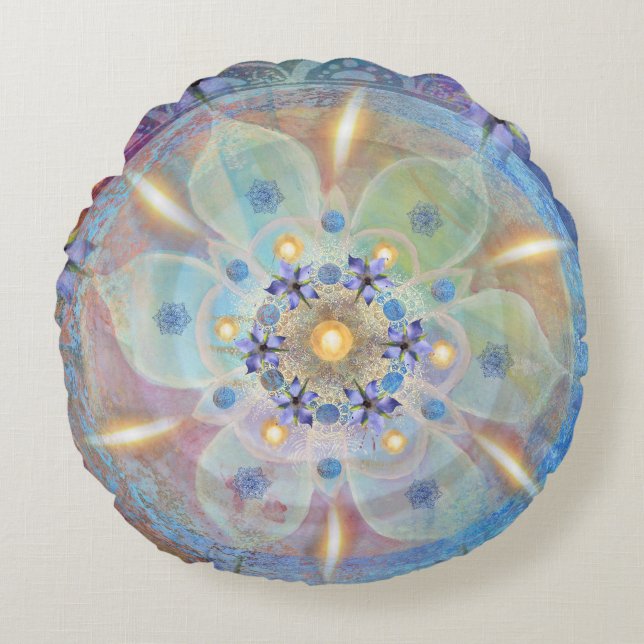 spell - round pillow (Front)