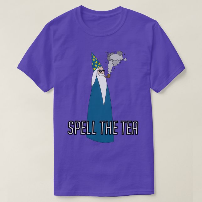 spell the tea wiz T-Shirt (Design Front)