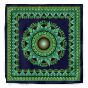 Spellbinding fractal star ornament bandana