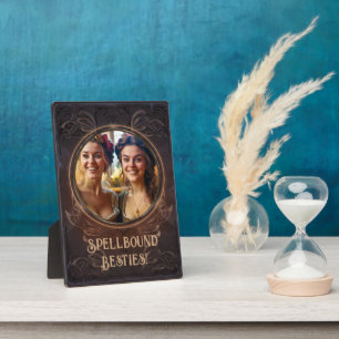 Spellbound besties - Witchy medieval memory gift Plaque