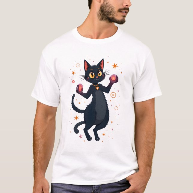 Spellbound Cat T-Shirt (Front)