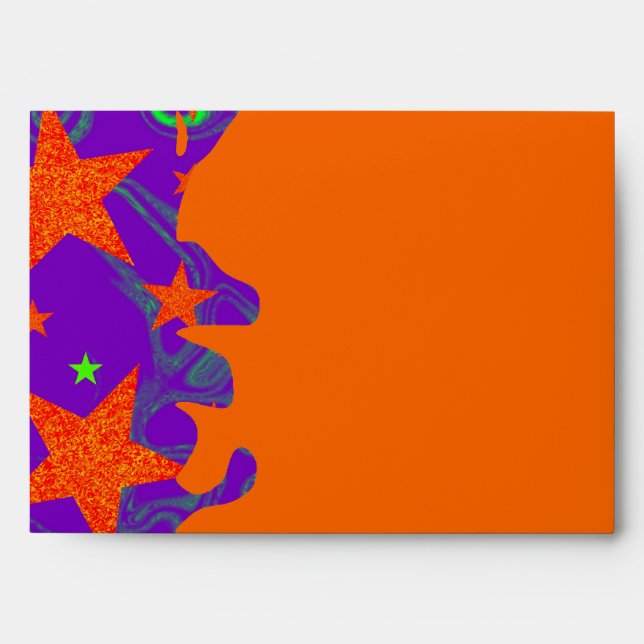 Spellbound grunge envelope orange (Front)