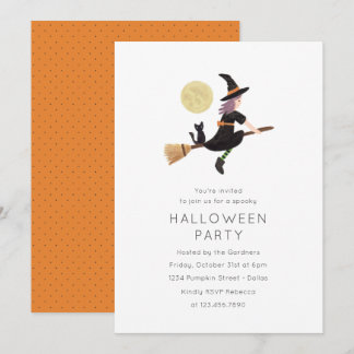 Spellbound Halloween Party Invitation