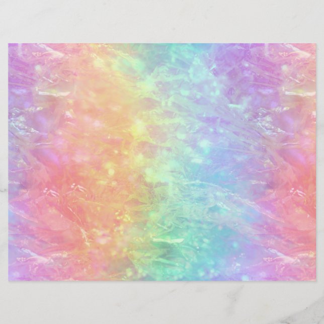 spellcaster - vivid rainbow prism ombre : paper (Front)