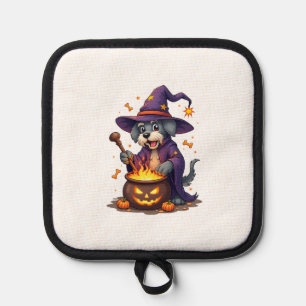Spellcasting Schnauzer Pot Holder