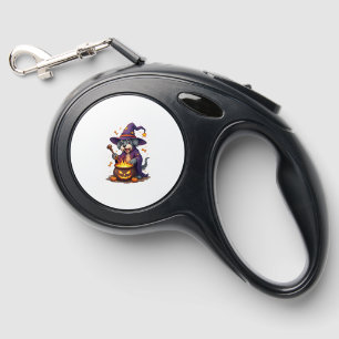 Spellcasting Schnauzer Retractable Pet Leash