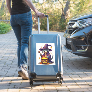 Spellcasting Schnauzer Sticker