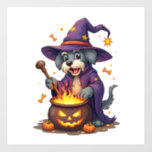Spellcasting Schnauzer Wall Decal