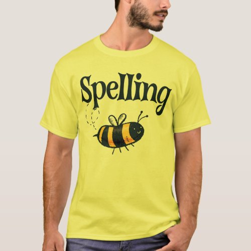 Spelling Bee Buzzing Bee Spelling Competition T_Shirt