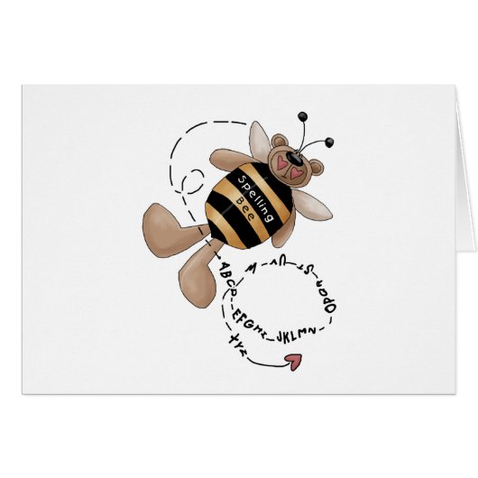 Spelling Bee Cards (Front Horizontal)