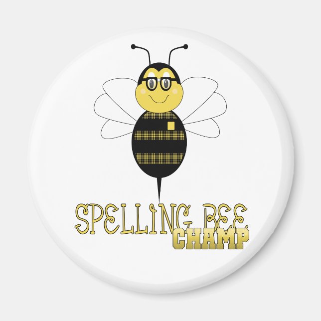 Spelling Bee Champ Magnet (Front)