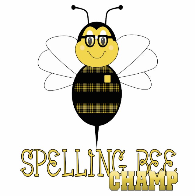 Spelling Bee Champ Ornament (Front)