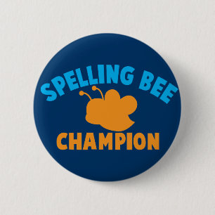 Spelling Bee Champion Button