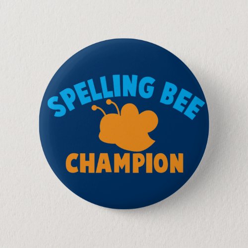 Spelling Bee Champion Button