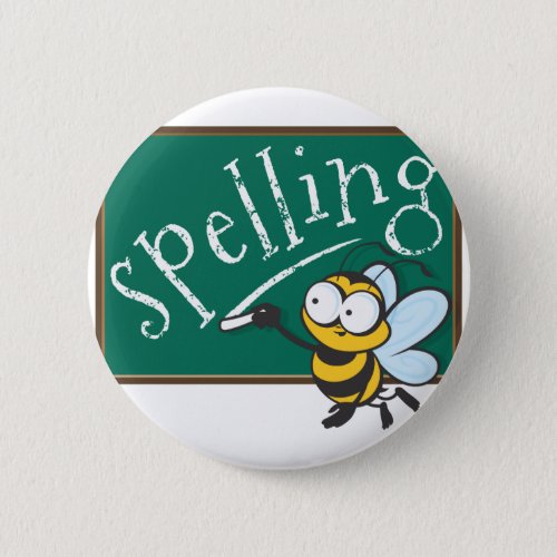 Spelling Bee Champion Button