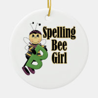 spelling bee girl bumble bee cartoon