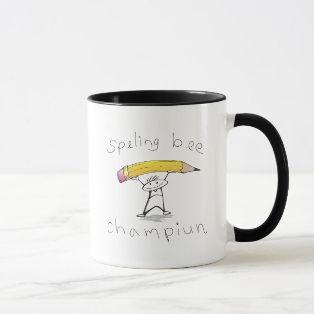 Spelling bee mug (Right)