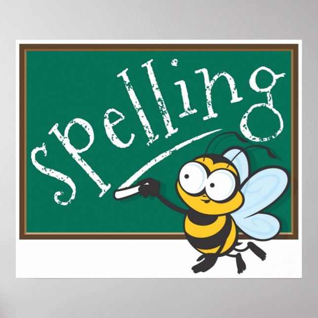 Spelling Bee Poster (Front)