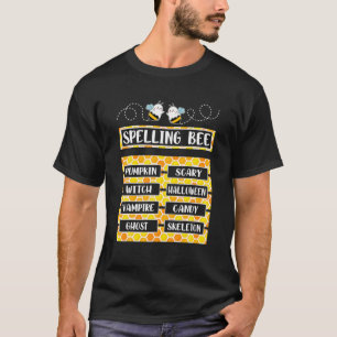 Spelling Bee Pun Halloween Costume For Teachers T-Shirt
