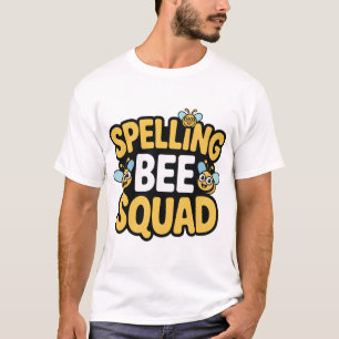 Spelling Bee Squad Cute Bee Design T-Shirt