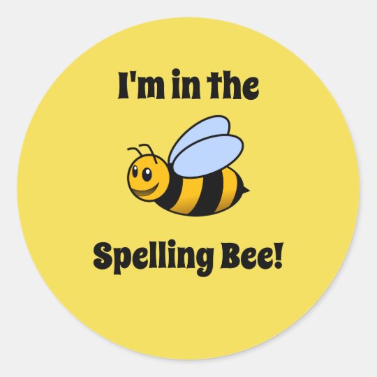 Spelling Bee Stickers | Zazzle.com