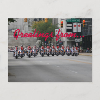 Spelling Motorcycles, Greetings from... Postcard