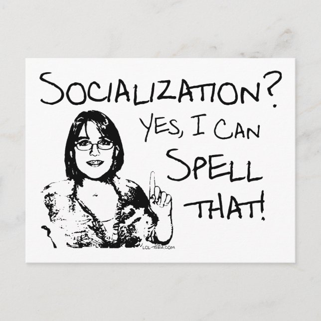 Spelling Socialization Postcard (Front)