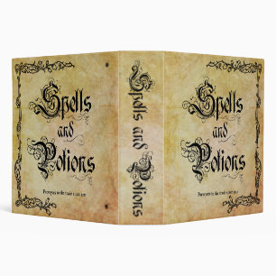 Spells and Potions 3 Ring Binder
