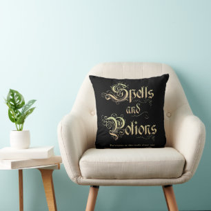 Spells and Potions Throw Pillow