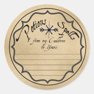 SPELLS & POTIONS LABEL