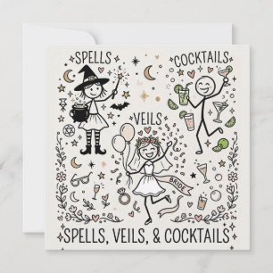 Spells, Veils, and Cocktails Bachelorette Party 