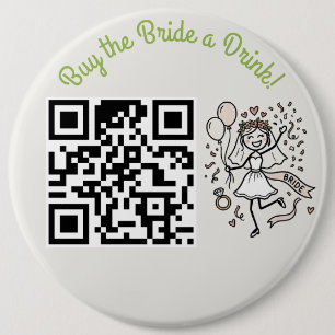 Spells, Veils, and Cocktails Weekend Bachelorette Button