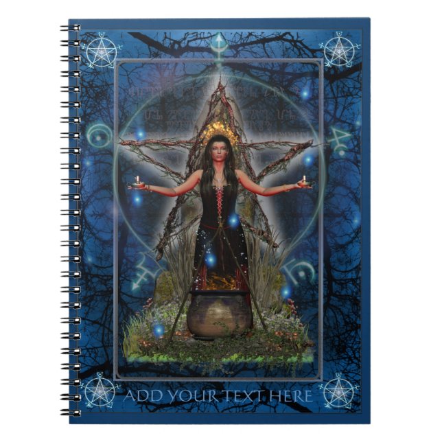 Spellweaver Notebook (Custom Blue) (Front)