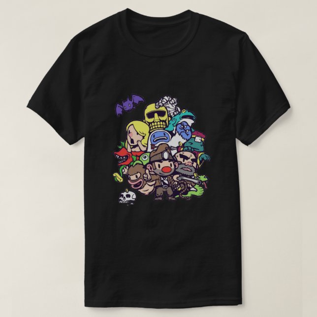 Spelunky Gang Classic T-Shirt (Design Front)