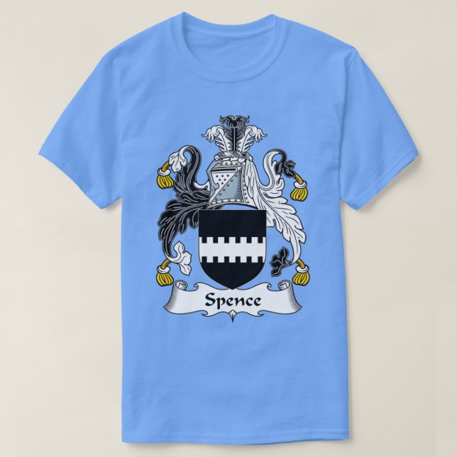 Spence Coat of Arms Family Crest 2  T-Shirt (Design Front)