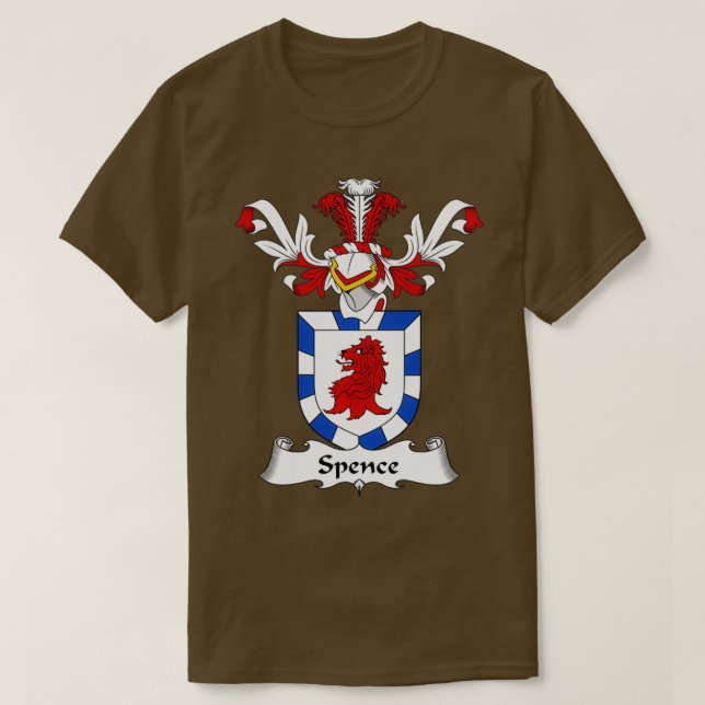 Spence Coat of Arms Family Crest  T-Shirt (Design Front)