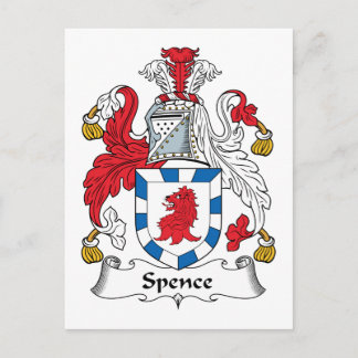 Spence Family Crest Postcard