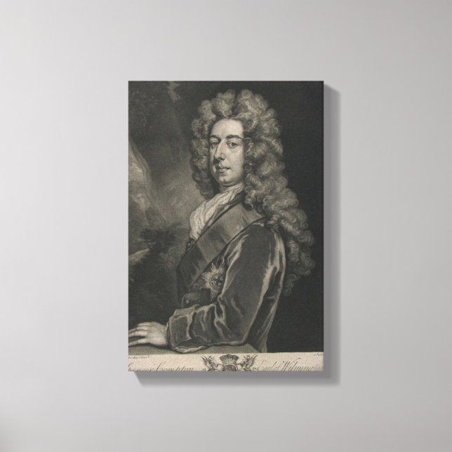 Spencer Compton, Earl of Wilmington Canvas Print (Front)