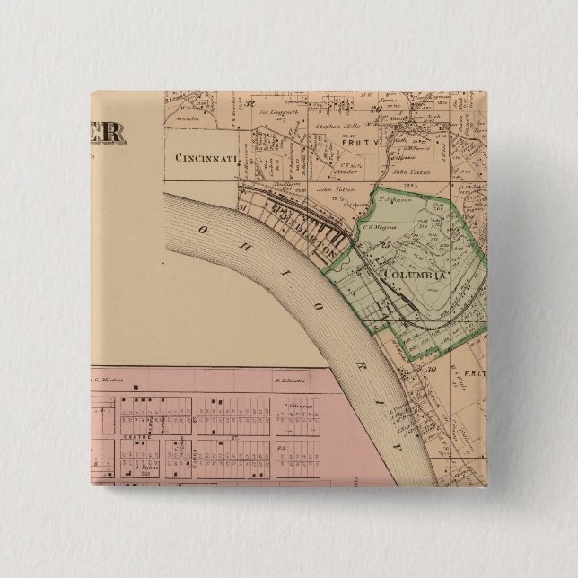 Spencer Madisonville, Ohio Button (Front)