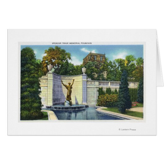 Spencer Trask Memorial Fountain View Cards (Front Horizontal)