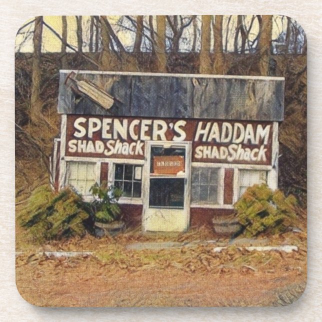 Spencer's Shad Shack Coaster (Front)